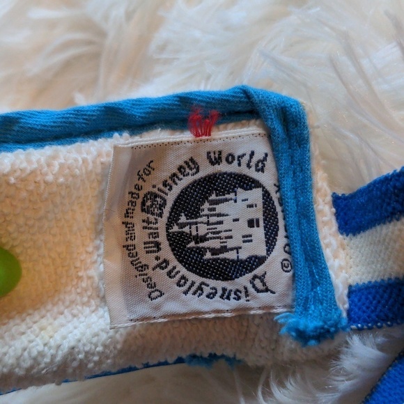WALT DISNEY 1980's VINTAGE Headband Sweatband from Disney World Orlando FL - Picture 8 of 10